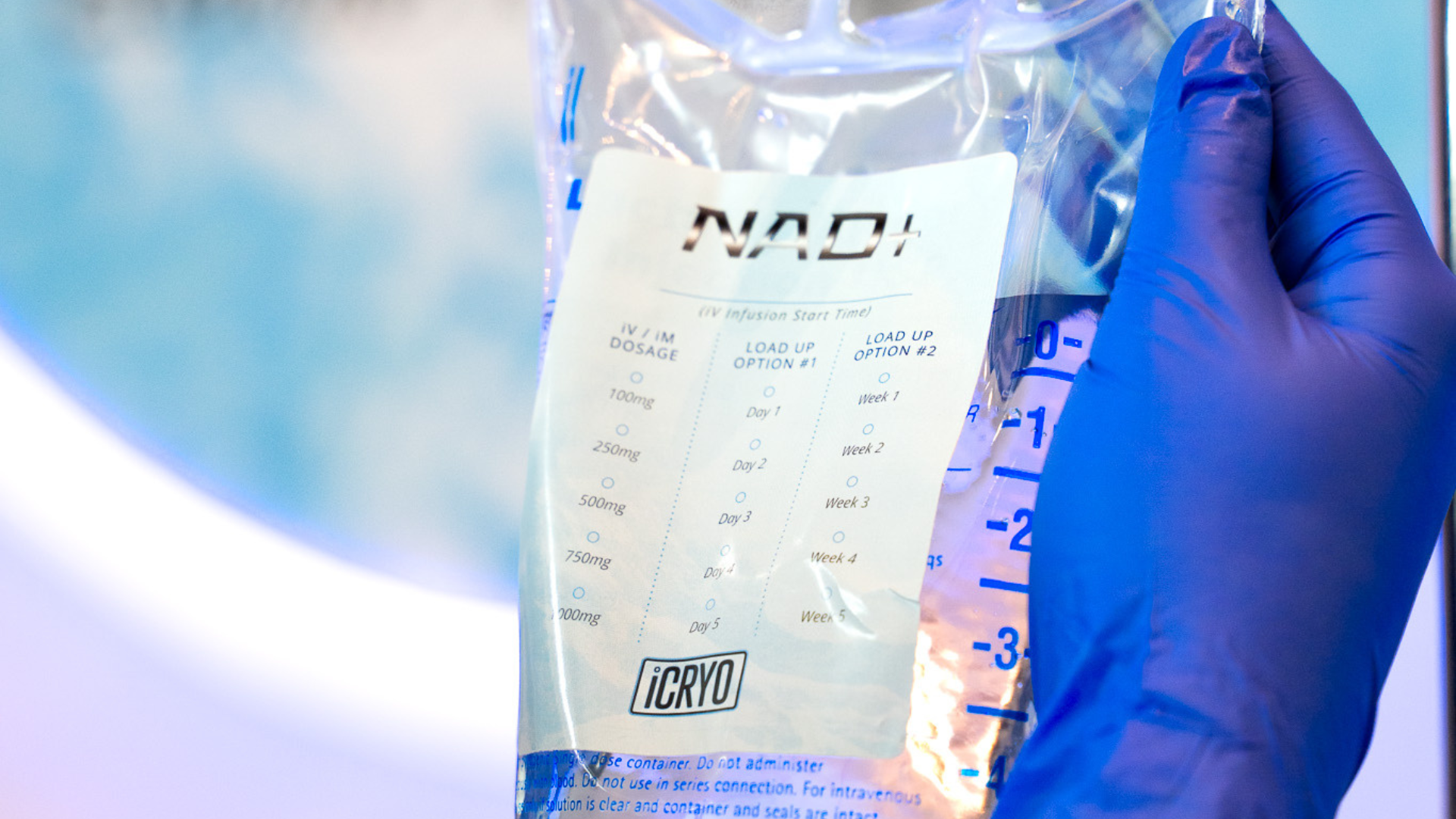 NAD+ therapy infusion treatment session